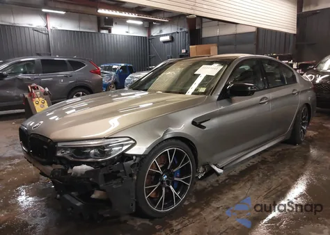 2019 BMW M5 Competition z USA, uszkodzony, nr VIN WBSJF0C5XKB285767